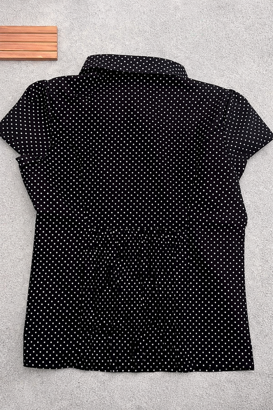 Polka Dot Button Up