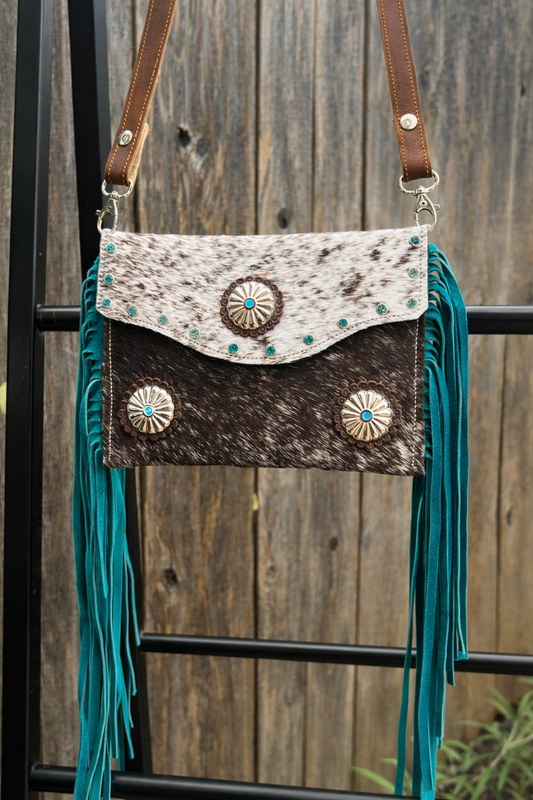 HANDMADE Genuine Cowhide Crossbody Bag HGC-02