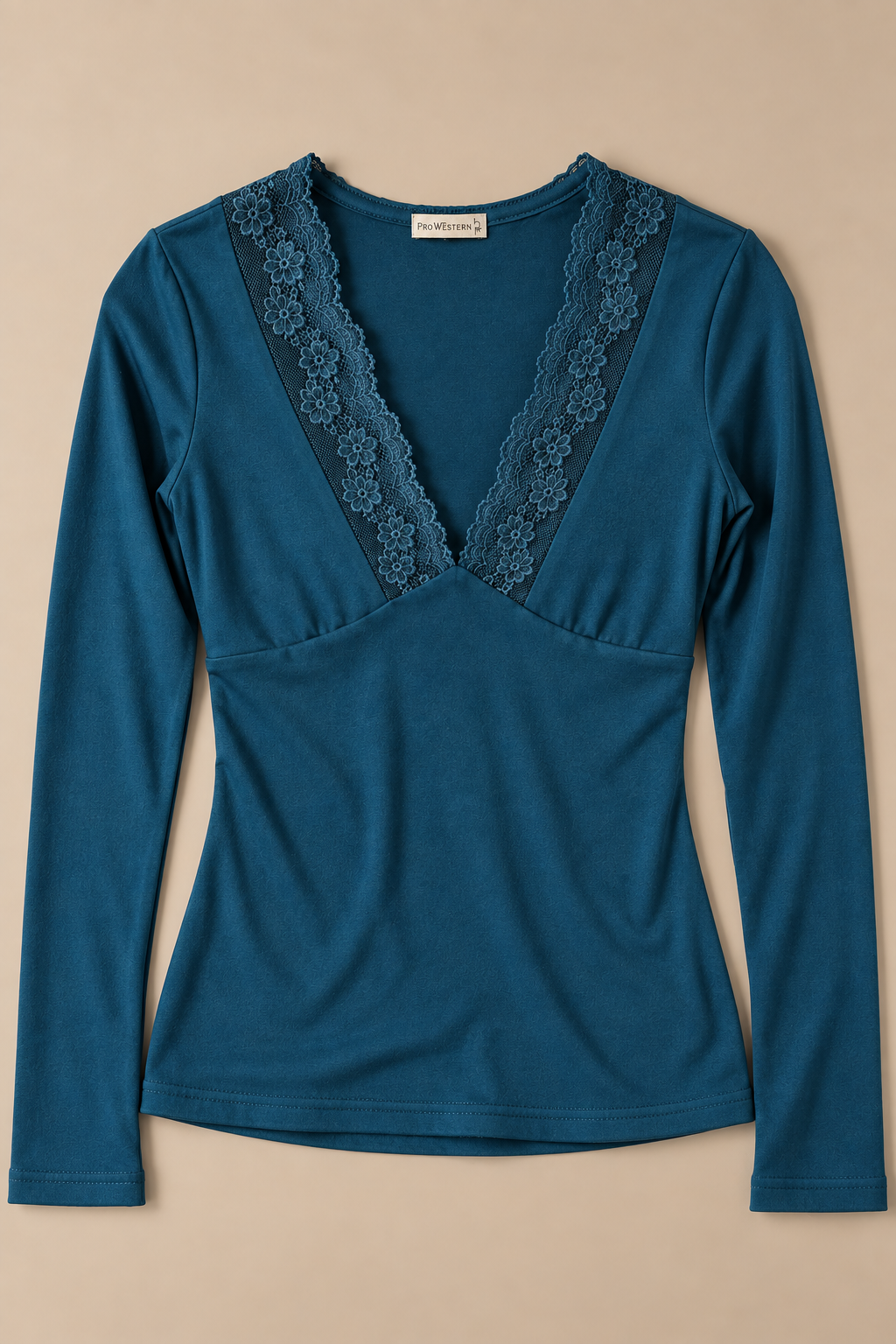 Deep V Lace Top