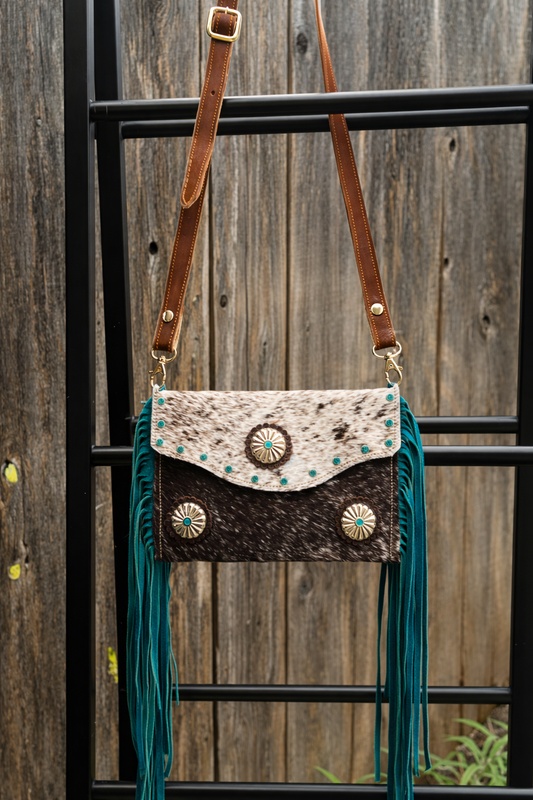 HANDMADE Genuine Cowhide Crossbody Bag HGC-02