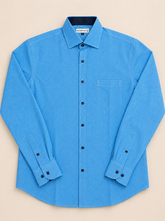 Men’s FLEX Polkadot Button Down