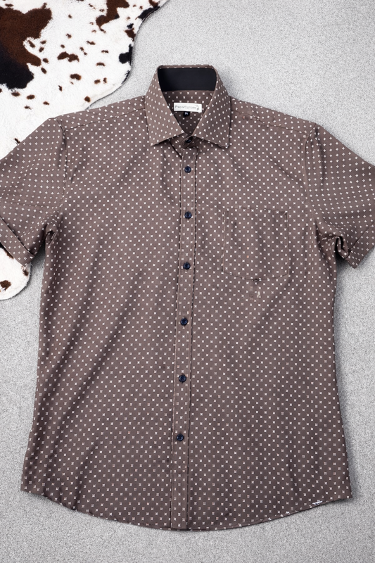 Men's FLEX Brown Shirt
