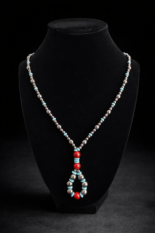 HANDMADE Plated Hematite Necklace 003