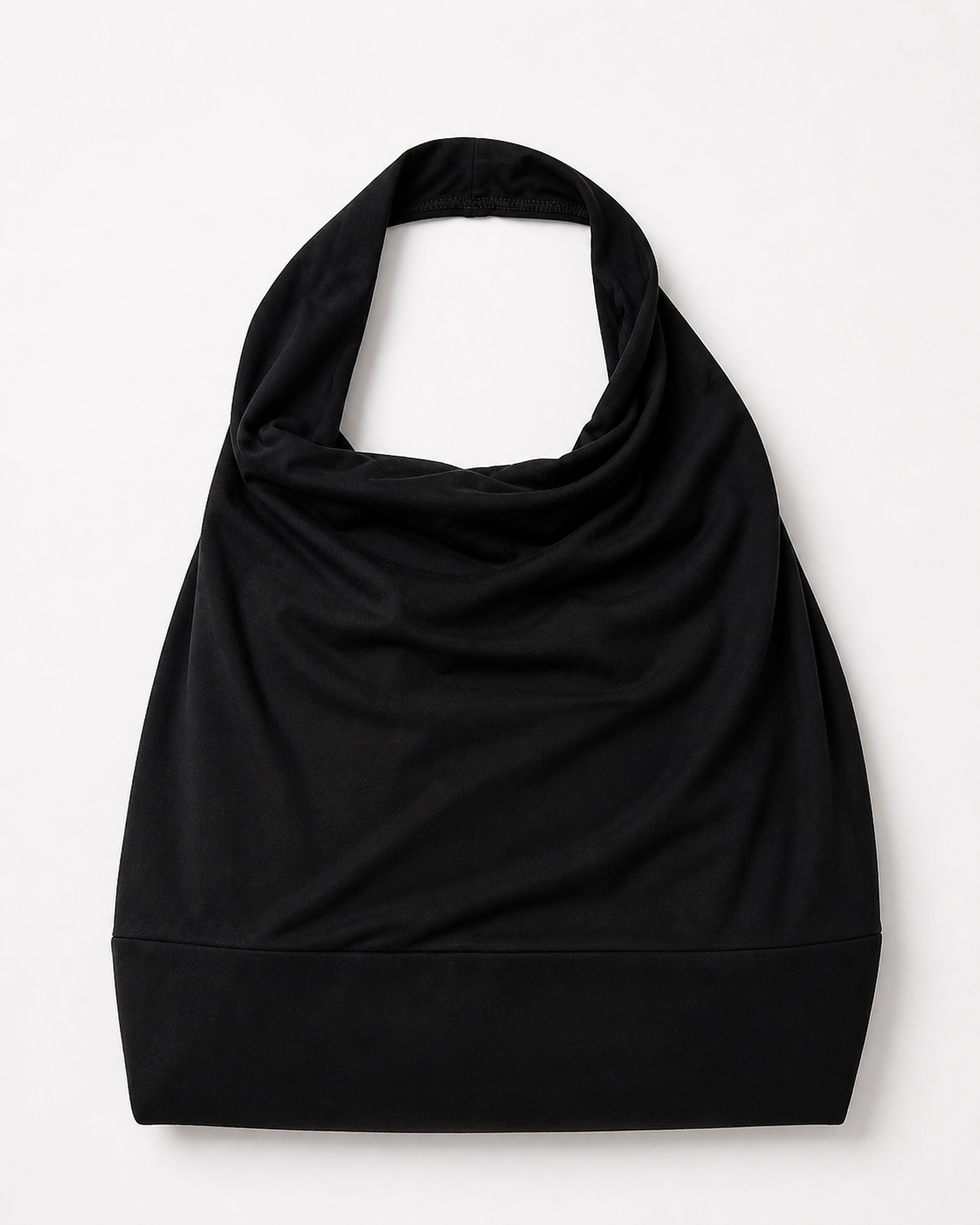 PLUS Backless Cowl Neck Top