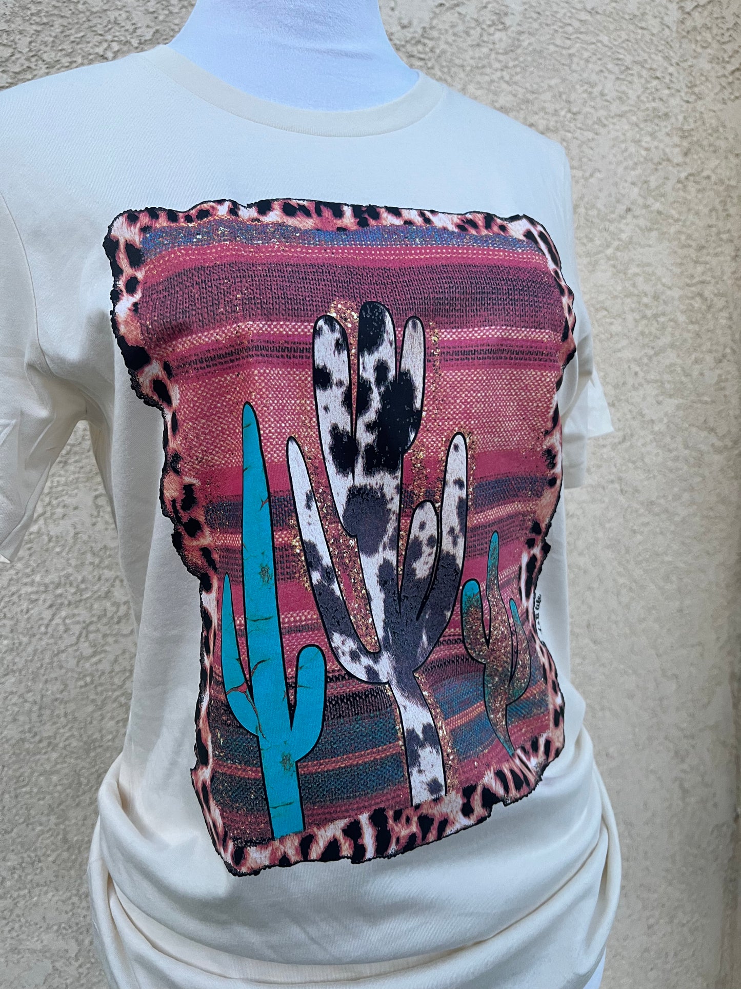 Leopard Cactus Graphic Tee