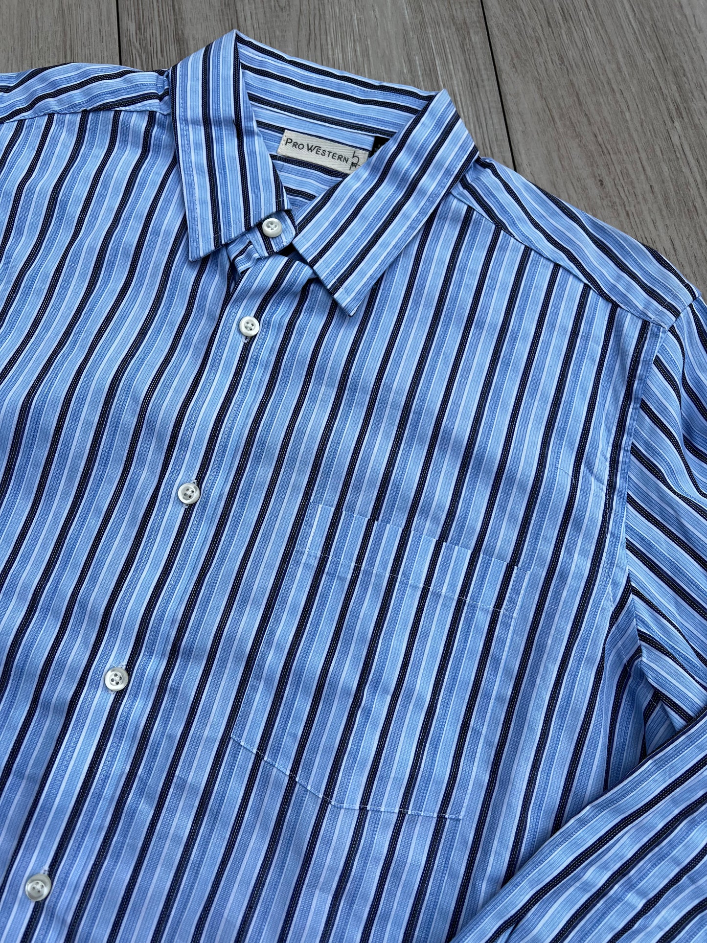 Men's Striped Button Down