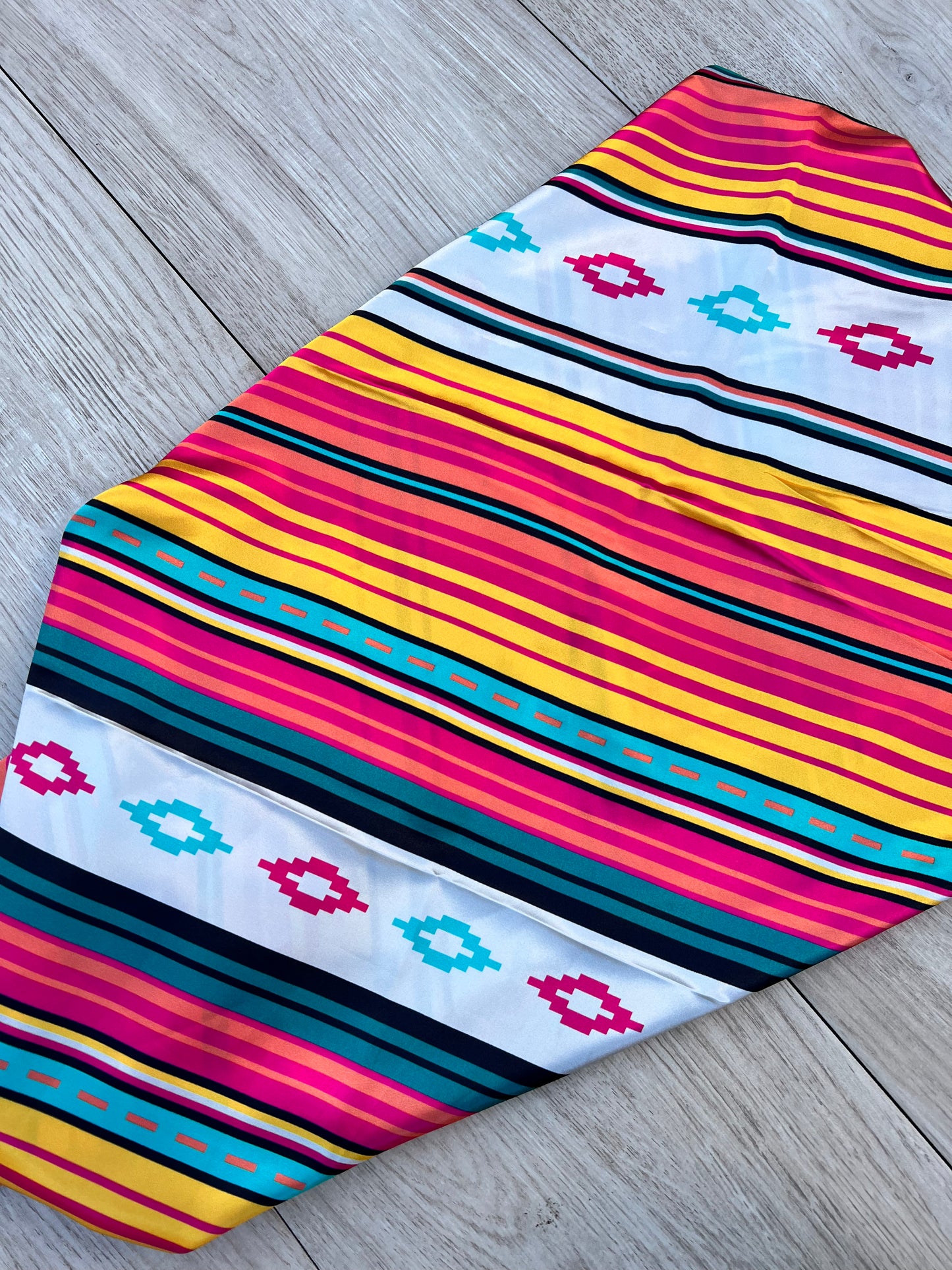 Vibrant Aztec Print Wild Rag