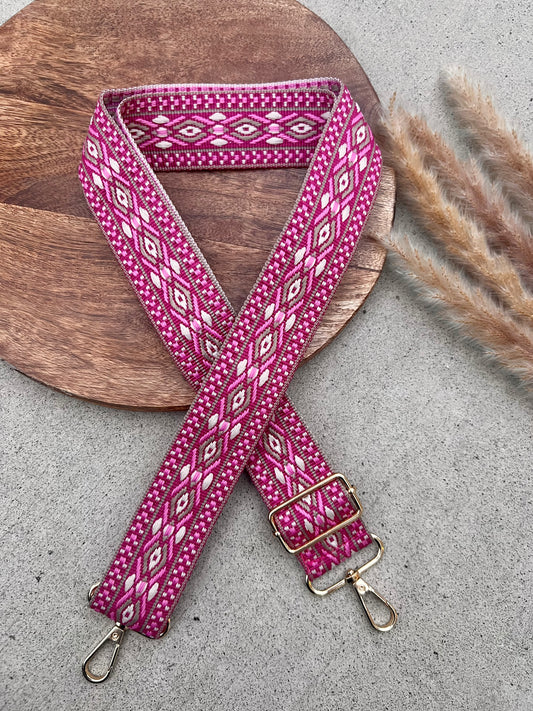 Pink Mix Bag Strap