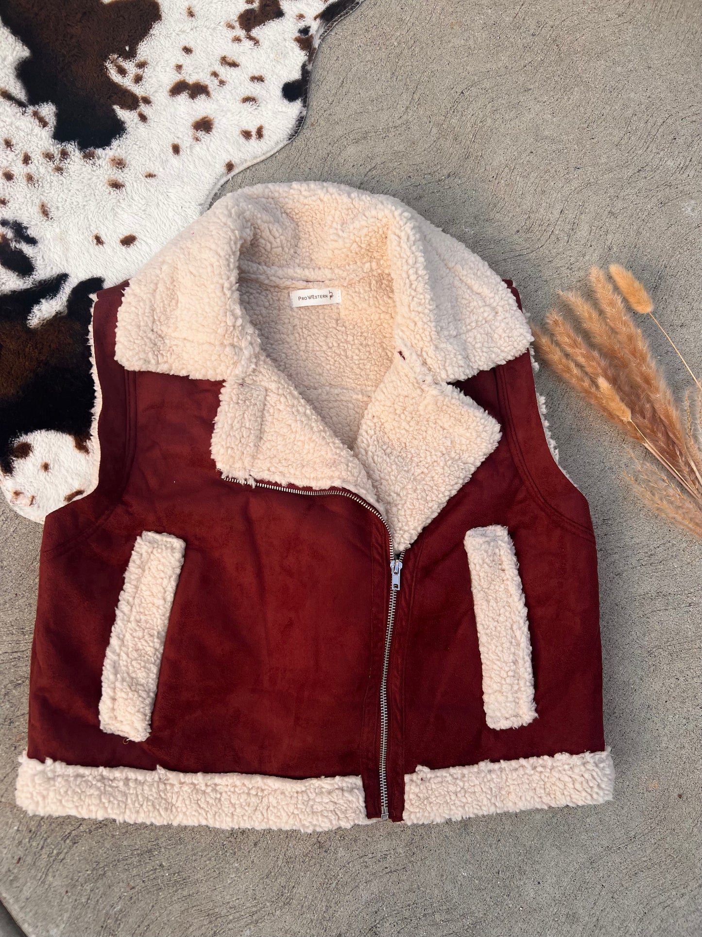 Fur Zip-Up Vest