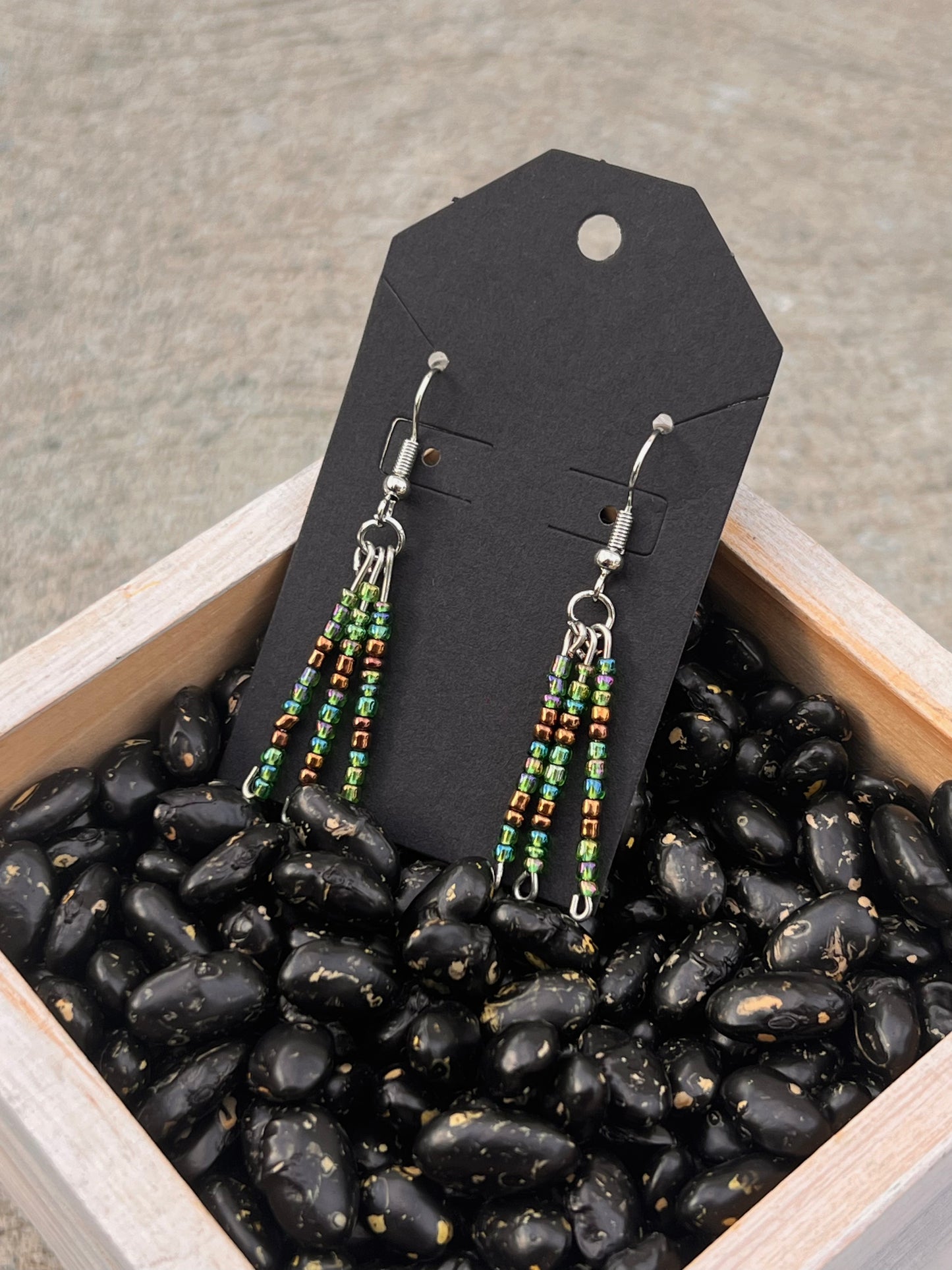 HANDMADE Mini Fringe Earrings
