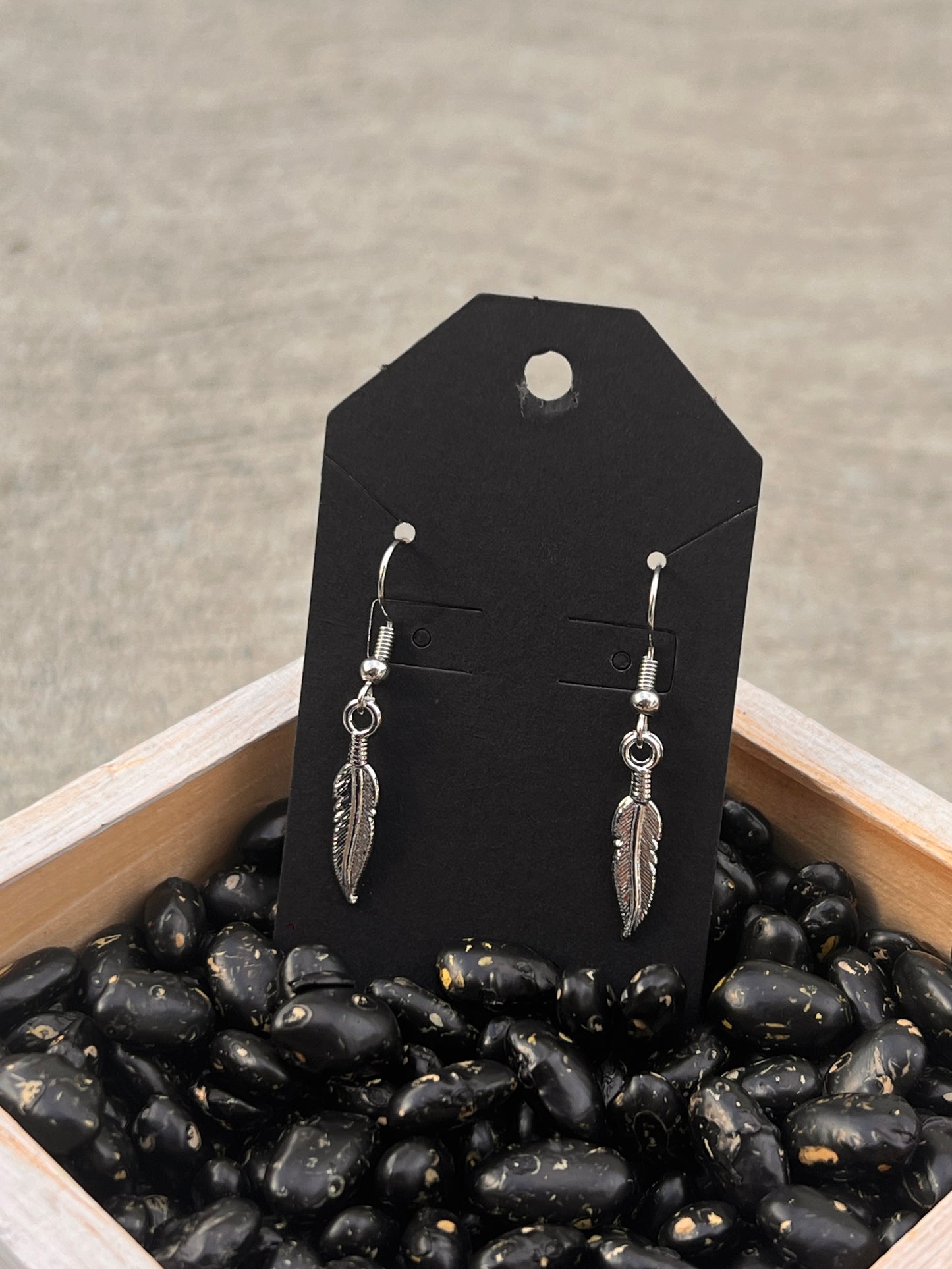 Small Feather Earrings