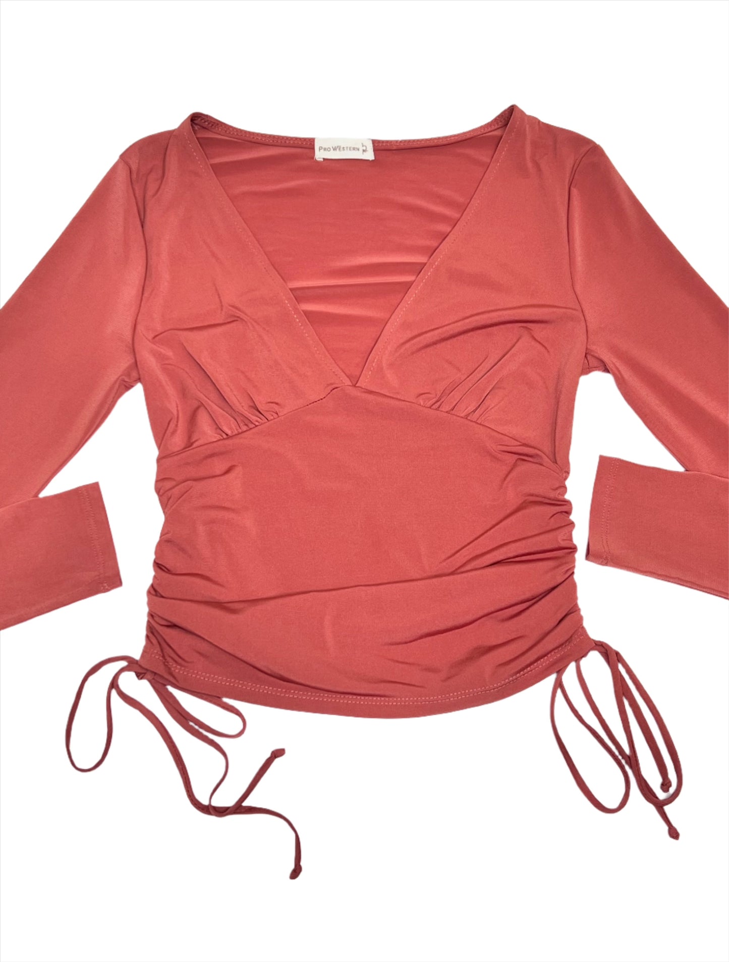 Long Sleeve Ruched Top