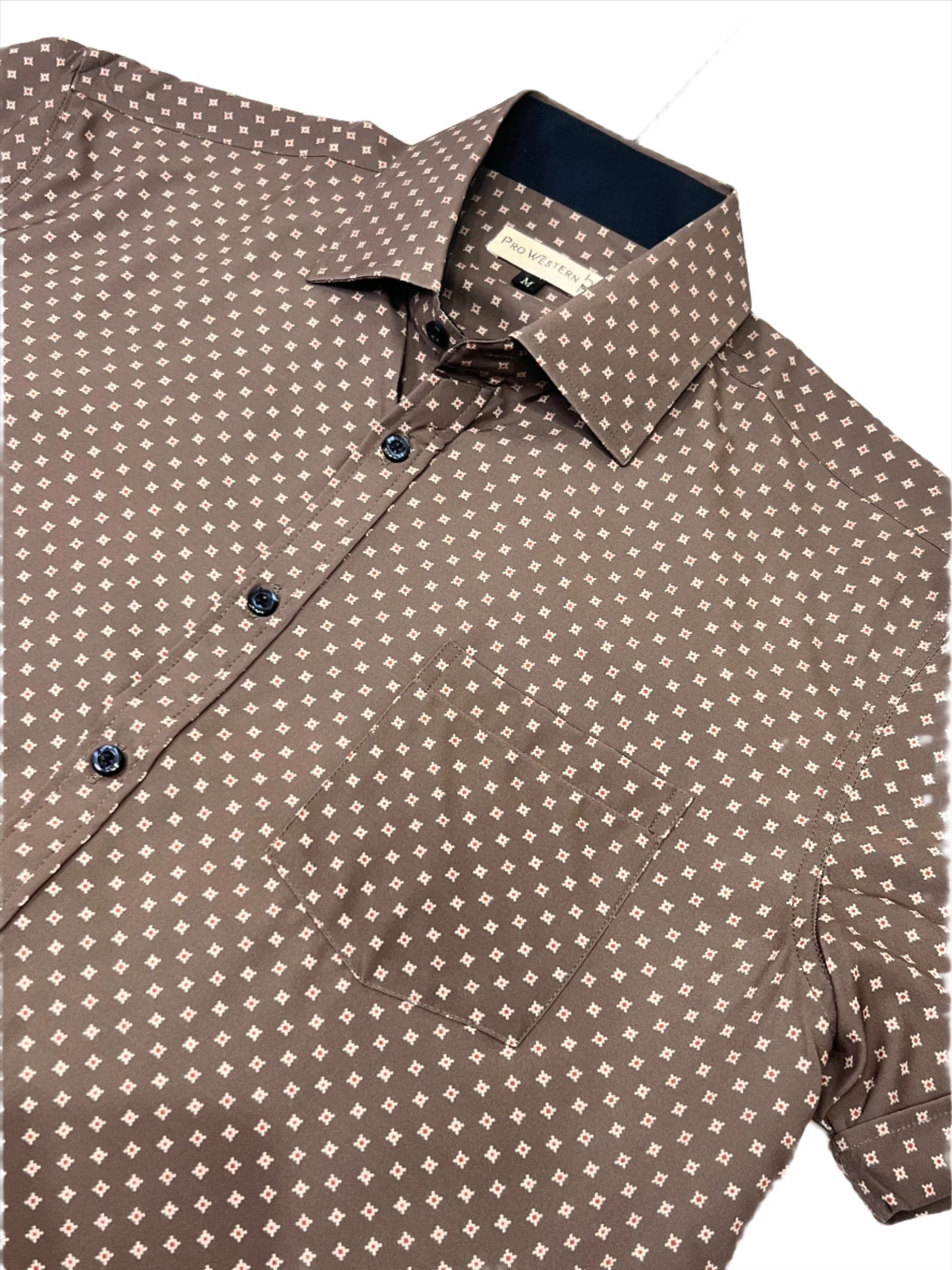 Men's FLEX Brown Shirt