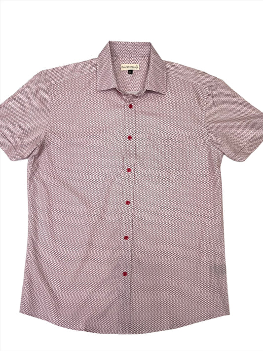 Men's FLEX Baby Pink Short Sleeve Shirt