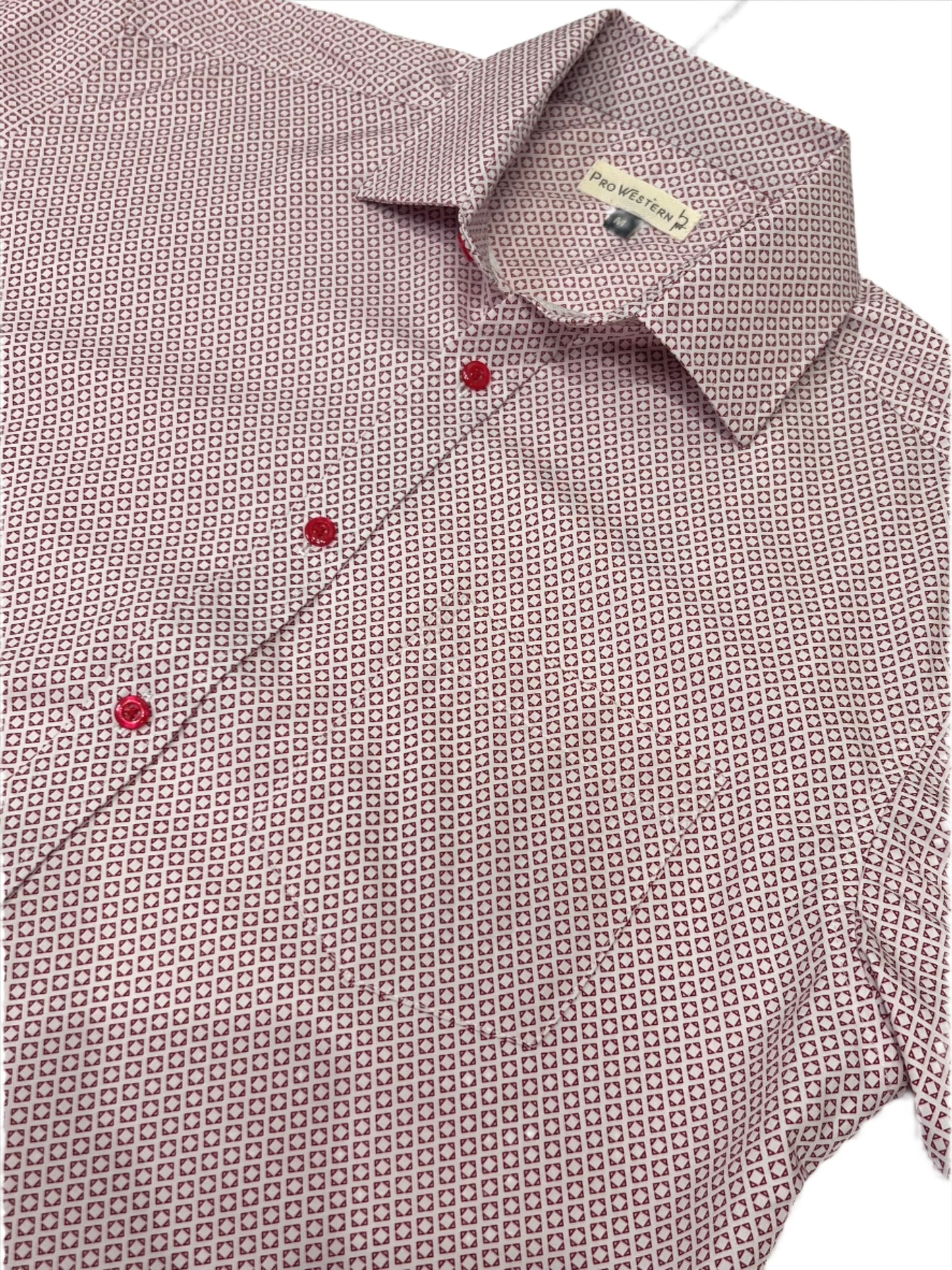 Men's FLEX Baby Pink Short Sleeve Shirt