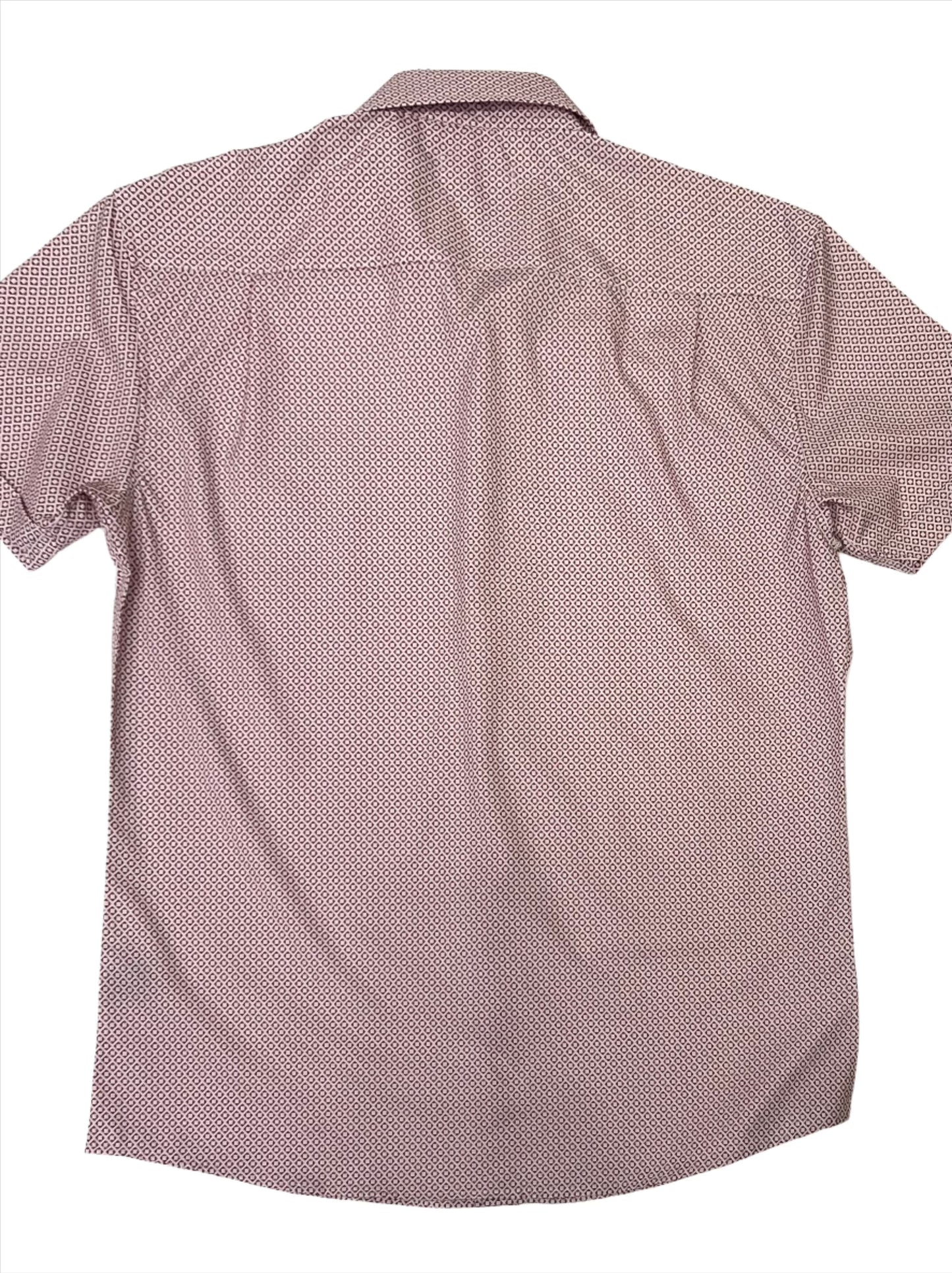 Men's FLEX Baby Pink Short Sleeve Shirt