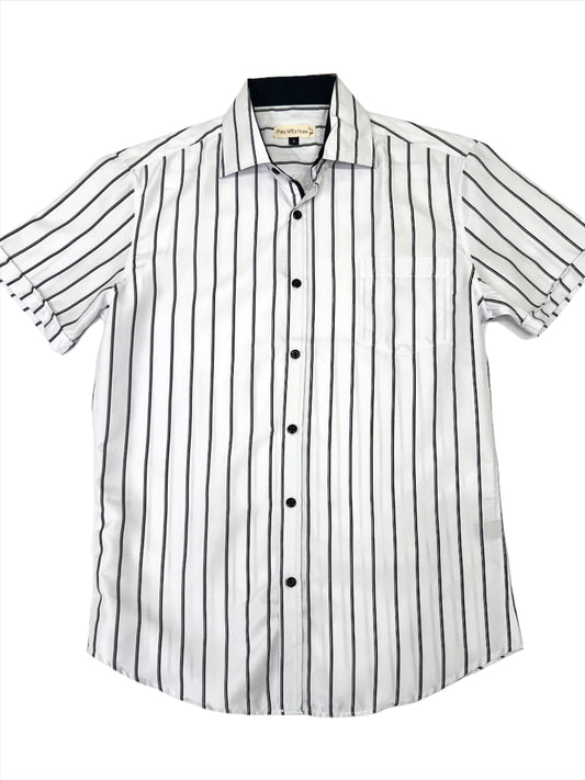 Men's Striped Short Sleeve Shirt