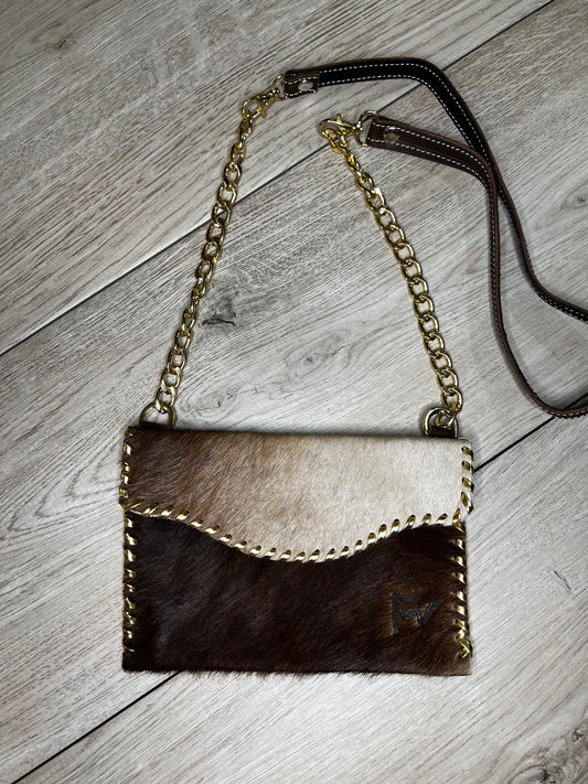 Genuine Cowhide Crossbody Bag