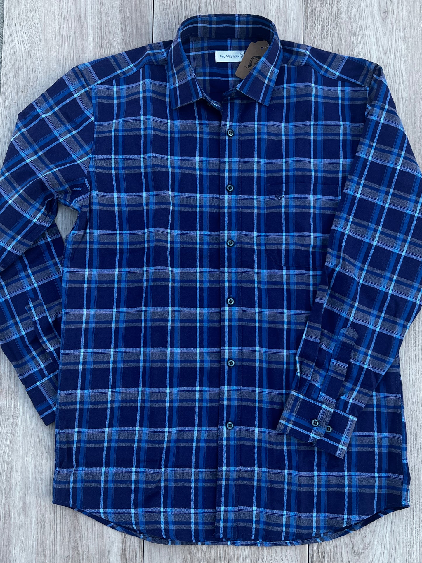 Men's Plaid Button Down Shirt